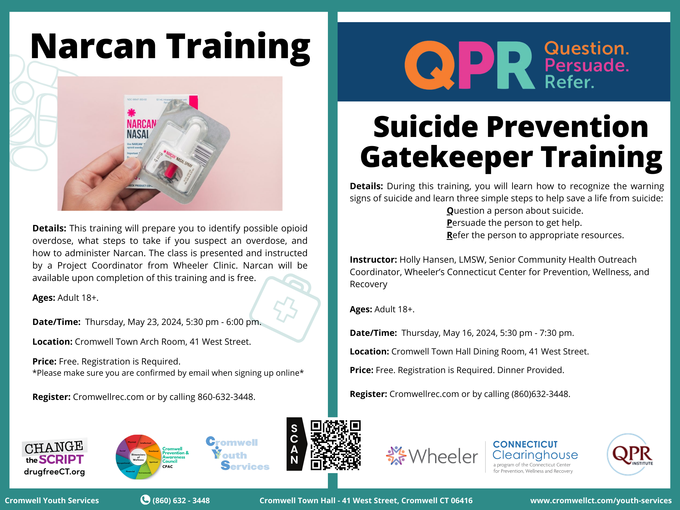 Naloxone Training Cromwell