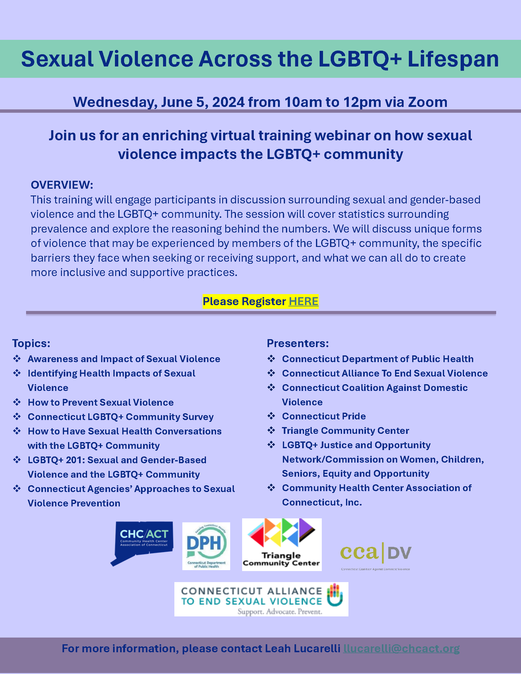 Sexual Violence Across the LGBTQ+ Lifespan